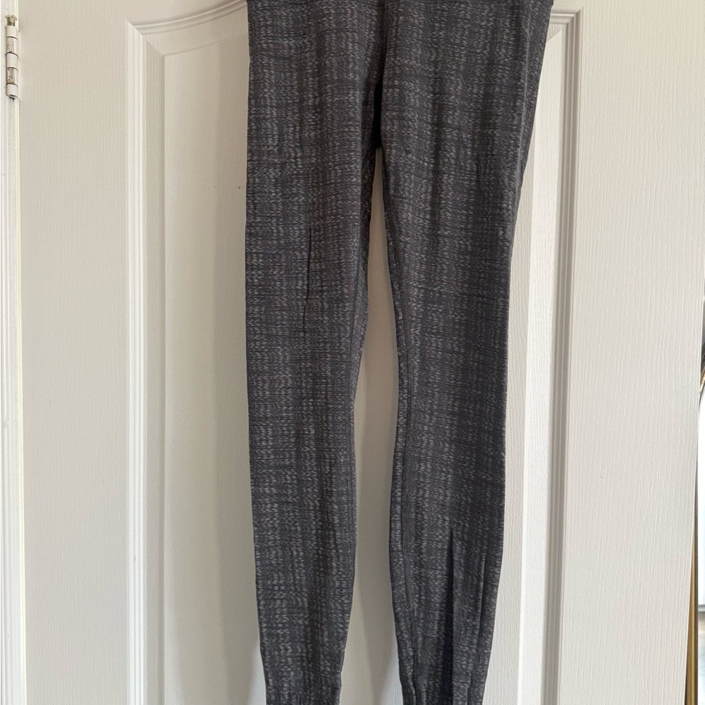 lululemon athletica Gray Textured Leggings
